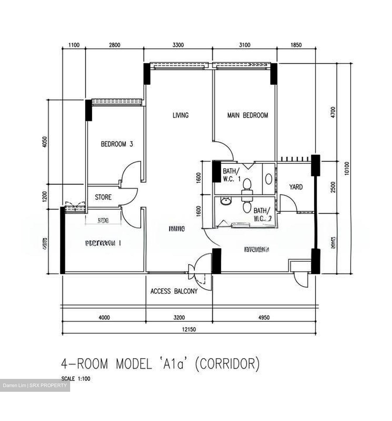 Blk 691 Jurong West Central 1 (Jurong West), HDB 4 Rooms #563678931